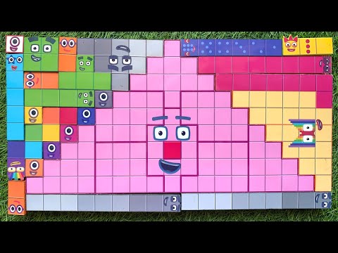 Looking for Numberblocks NEW 190 Puzzle Tetris Shape ASMR  | Numberblocks Satisfying Video