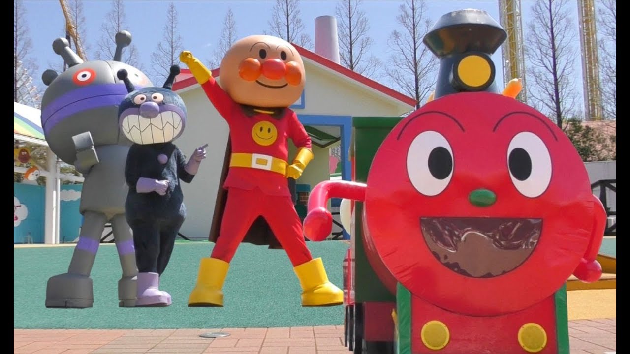 アンパンマンショー 【SLマンとだだんだんのビッグキャラ対決のショー】 初めてこのショー見れてうれしい♪ 最前列高画質 Anpanman kidsshow