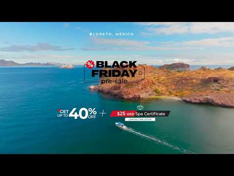 Pré-venda Black Friday 2023 | Villa del Palmar nas Ilhas de Loreto, México