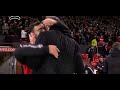 EMOTIONS as Bruno hug Carrick in his last game as United manager