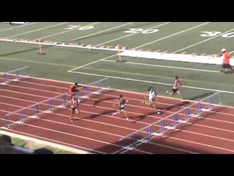 2014 USATF Region 16 100m Hurdles   15 16 Girls   Heat 2 Finals