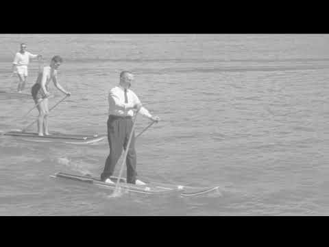 發明。"不沉 "的水滑板 (Inventions: The 'unsinkable' waterskis)
