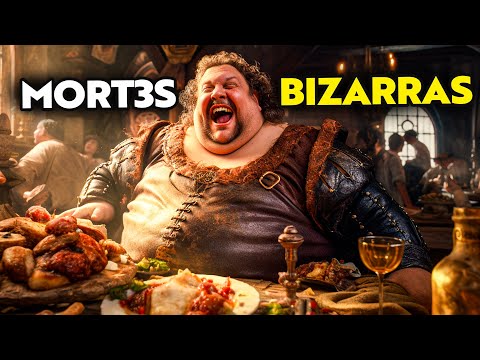 TOP 10 MORT3S MAIS BIZARRAS DA IDADE MÉDIA!