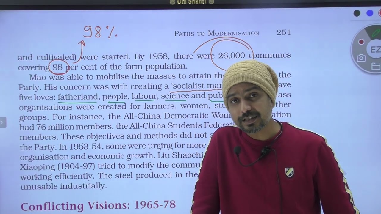 class 11 History || path to modernisation  (China new democracy 1949-65)