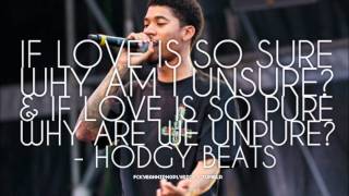 Hodgy Beats - Bad Candy (LYRICS)