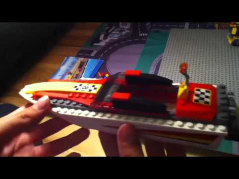 Lego Review: Power Boat Transporter : Lego City set 4643