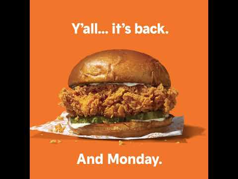 The Popeyes Chicken Sandwich Is Back.