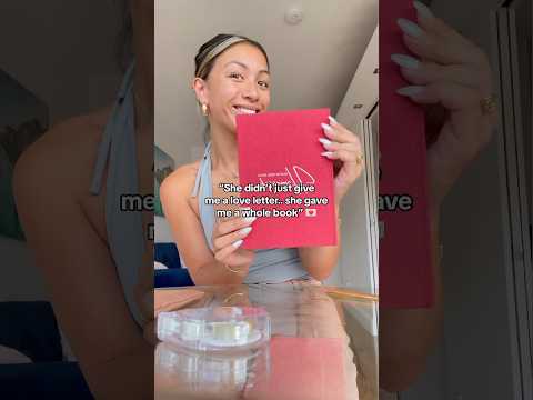 Writing 50 love letters in one book to give to my boyfriend 💌