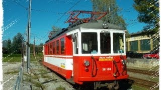 preview picture of video 'Atterseebahn: Narrow gauge electric train in Austria'