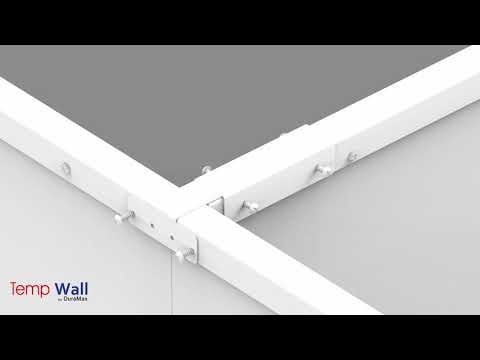 Duramax PVC Panels Temp Wall 3