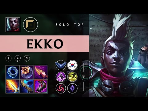 Ekko Top vs Shen - KR Diamond Patch 25.23