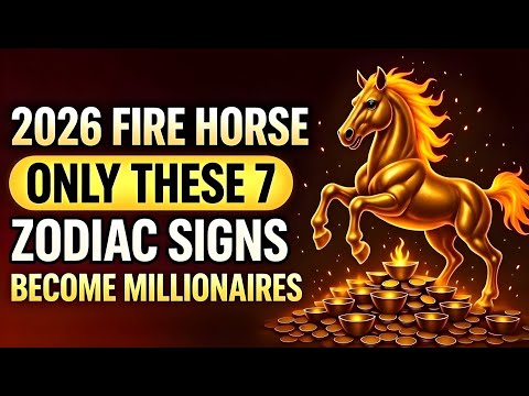 7 Chinese Zodiacs Who Get RICH in 2026 Fire Horse Year |  Grandmaster Lin Feng Shui