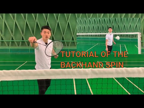 HOW TO do a backhand net spin | Badminton tutorial