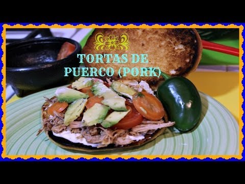 HOW TO MAKE A PORK TORTA Mexican Pulled Pork Sandwich