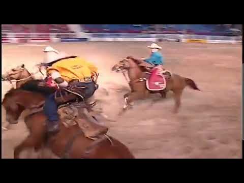 José Damião X potra Jóia no Rodeio de Barretos 2001 (cutiano)