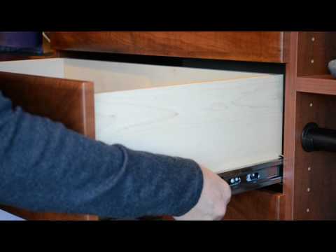 Removing a Soft Close Slide Drawer