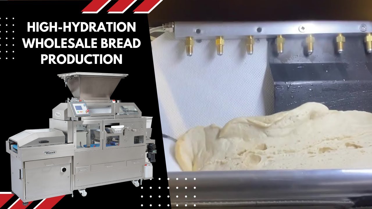 Gravi-Flux High-Hydration Bread Production