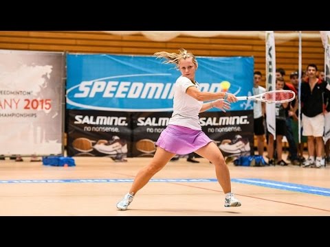 Jasmina Keber (Slovenia) - Speed Badminton World Champion 2015 - Final