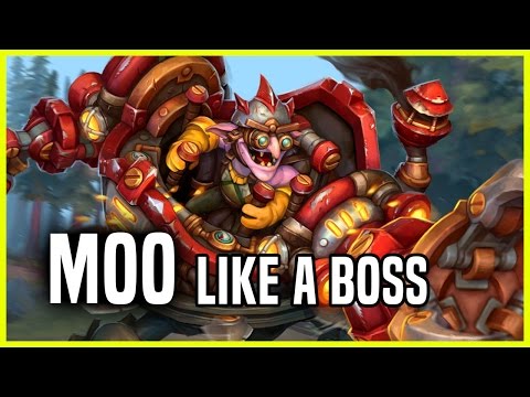 Dota 2 Moo Plays Timbersaw - Like a boss
