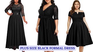 Top 15 Ideas for plus size black formal dress, Fashion women