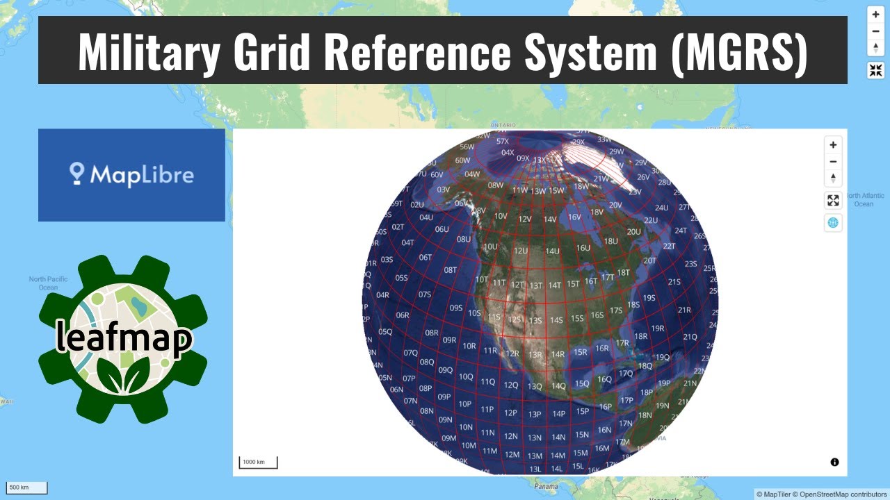 MapLibre Tutorial 18: Visualize the Military Grid Reference System (MGRS)