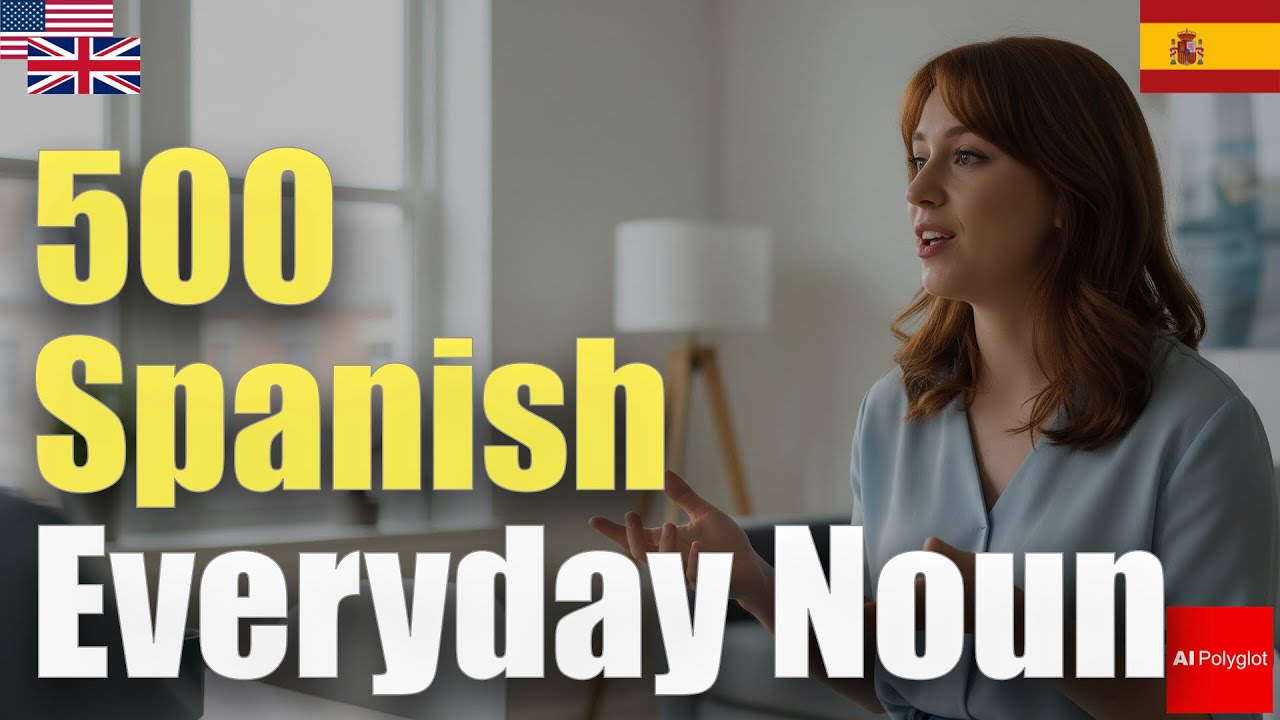 500 Spanish Everyday Nouns | Passive listening | Must-Know | with hiragana episode artwork