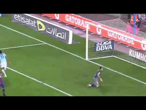 Joaquin Larrivey Goal -- Barcelona 0-1 Celta Vigo -- 01/11/2014