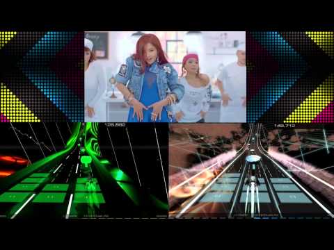 Audiosurf 2 gameplay  [kim sori - dual life]