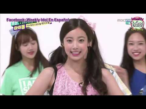 [Sub Español] 150909 Weekly Idol APRIL Parte 1/2