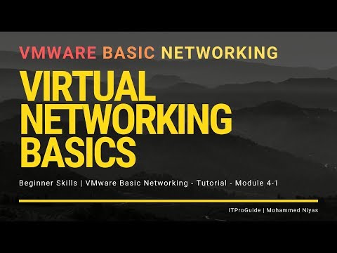 VMware Basic Networking - Virtual Networking Basics - Module 4 (Beginners)