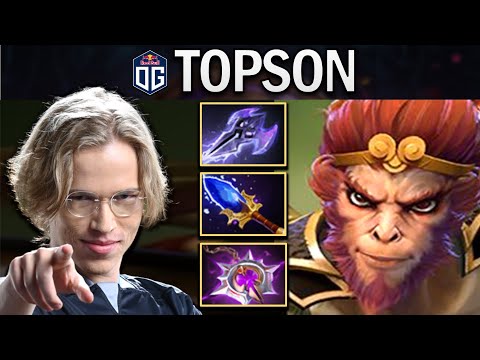 OG.TOPSON MONKEY KING WITH MAGE SLAYER - DOTA 2 7.29 GAMEPLAY