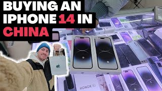 Buying my first iPhone in China | SAVED MONEY | iPhone 14 Pro Max 256gb