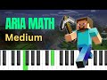 Minecraft Aria Math Piano Tutorial Medium