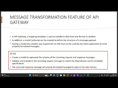 STEP 3: MESSAGE TRANSFORMATION & REQUEST VALIDATION FEATURES OF THE API GATEWAY