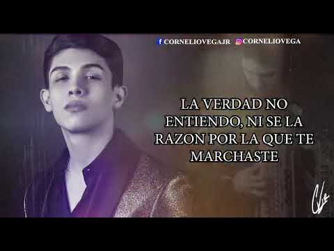 Fue Un Error Amarte • Cornelio Vega Jr (Letra) (Lyric Video)