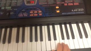 Video thumbnail for Casio LK-30 Music Keyboard - 61 Key Piano by MR. SILVARADO