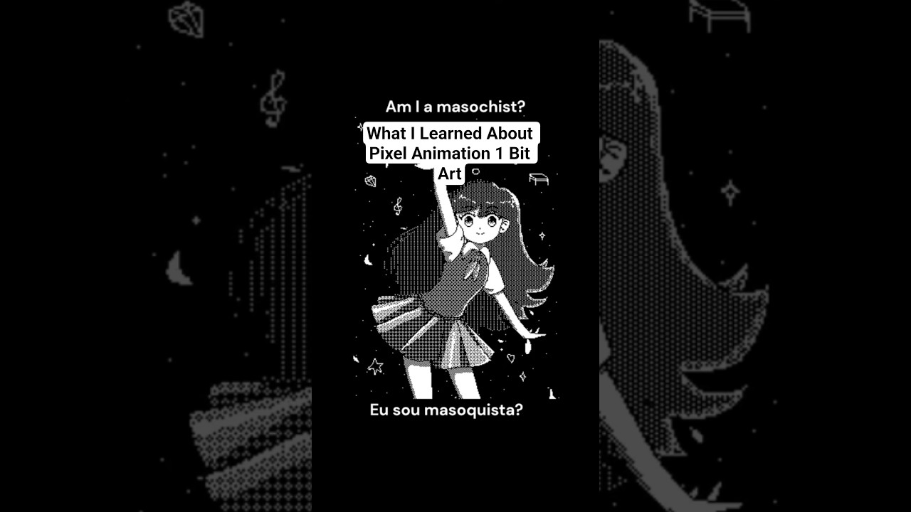 What I Learned From Pixel Animation? #1bit #art #fanart #omori #miside #pixelart #animation