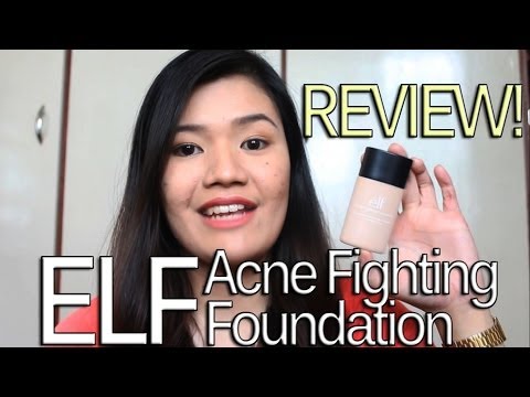 ELF Acne Fighting Foundation: REVIEW & DEMO | makeupbykarlamisa