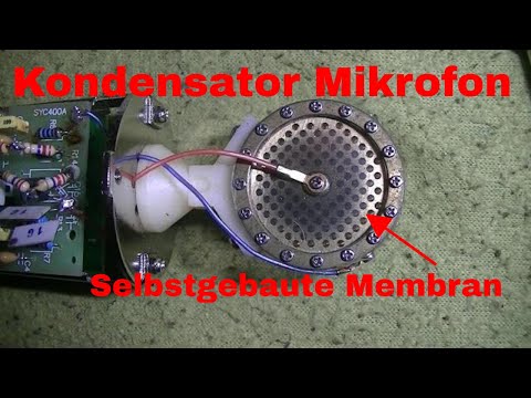 Kondensator Mikrofon Kapsel Kapazität messen - eflose #955