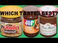 Blindverkostung Nutella Erdnuss JIF Erdnussbutter Schokolade Bonne Maman Erdnuss Schokoladen