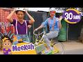 Blippi Meekah S Bike Day Learn About Wheels Safety Ride Together