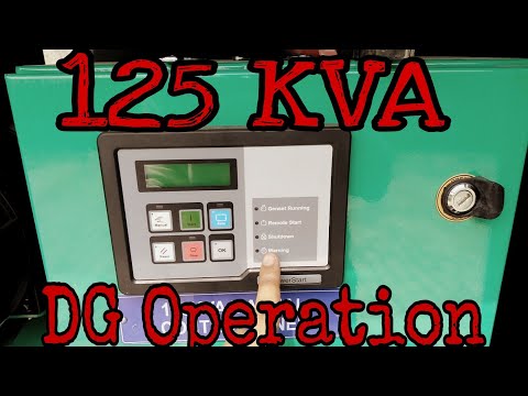 125 kva cummins diesel enerator dg information