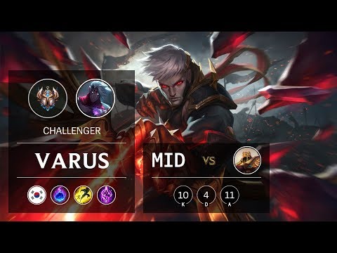 Varus Mid vs Azir - KR Challenger Patch 9.14