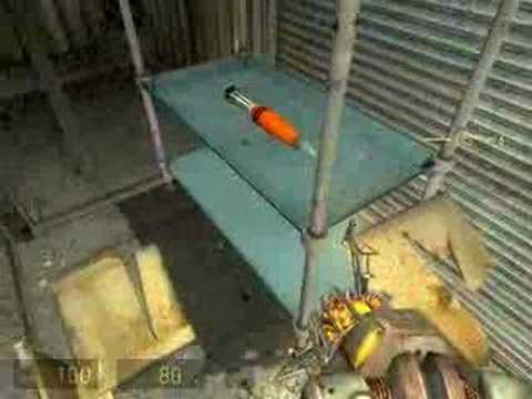 Half-Life 2: Episode Two puzzle (rocket launcher)