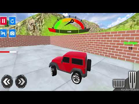 Super Off Road Jeep Driving Mountain - Red 4x4 Jeep Driving - Android Gameplay FHD