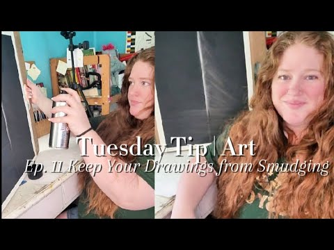 Tuesday Tip | Art Ep. 11 Keep Your Drawings from Smudging