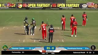 US OPEN CRICKET 2020 DAY FIVE 22 YARDS VS SOMERSET CAVALIERS FIRST SEMI FINAL