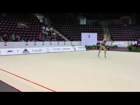 Carmen Whelan - Clubs Final - 2014 Pan Am Senior Rhythmic Gymnastics Championships