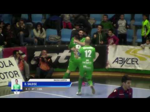 Gol Dani Saldise (3-1) en el Magna Gurpea - Levante UD FS. 1Div J8