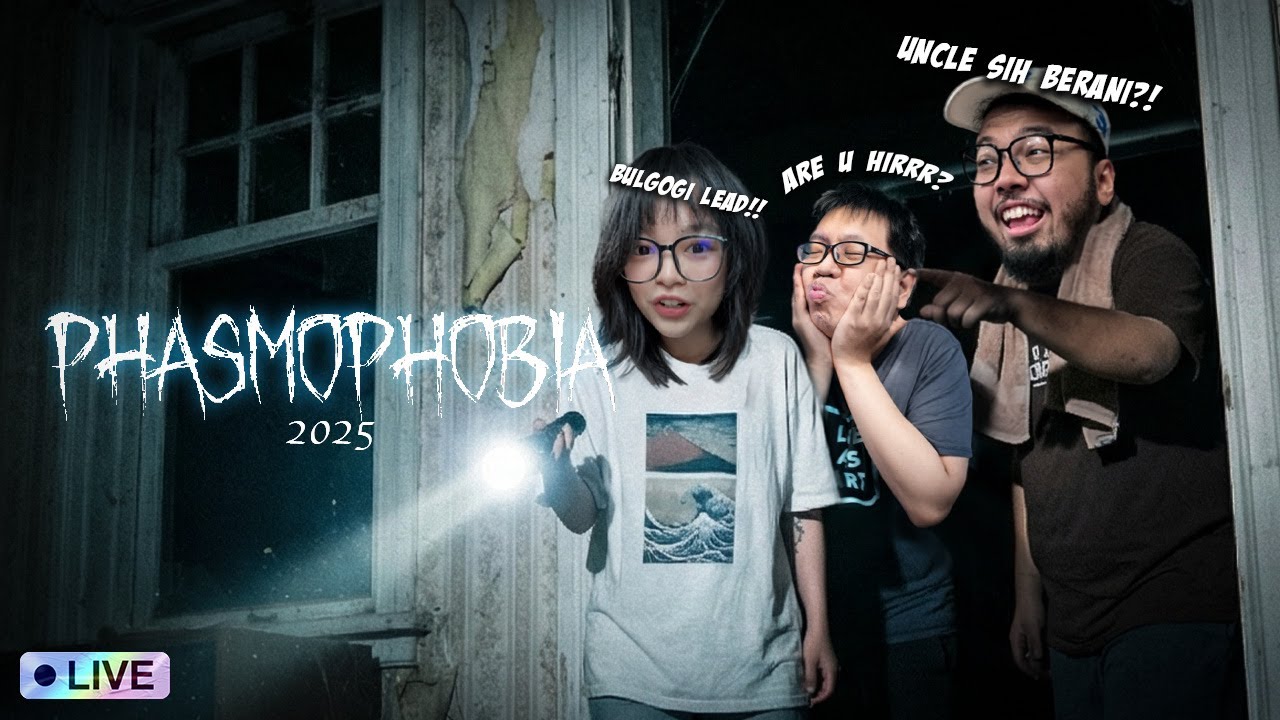 3 ORANG TUA + 1 ANAK - ANAK! - Phasmophobia @Bulgogifartsalot @Chrisaxei12 @Lovyse